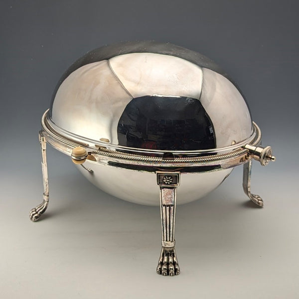 1900年頃 英国アンティーク シルバープレート製 ブレックファーストディッシュ WALKER&HALL